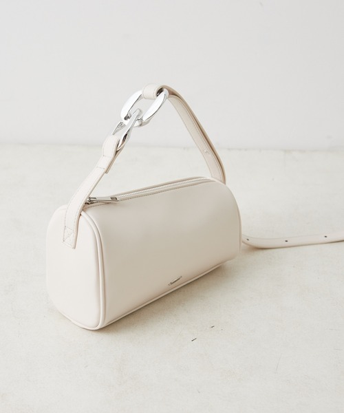 Chico(チコ)の「スクエアレザー細ベルトミニBAG(ハンドバッグ・レディース・アイボリー/ブラック/ミント・FREE)」の16枚目の写真