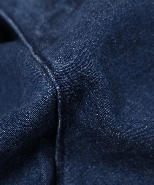 WEGO（ウィゴー）の「WEGO/ フリンジテーパードパンツ（デニムパンツ・レディース・インディゴブルー/ライトインディゴブルー・FREE）」の11枚目の写真