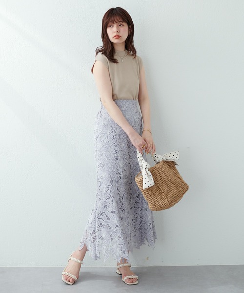 natural couture(ナチュラルクチュール)の「印象の違いを楽しめる ちょっと大人な2WAYボータイニット(ニット/セーター・レディース・オフホワイト/ブラック/グレイッシュベージュ/グリーン・FREE)」の18枚目の写真