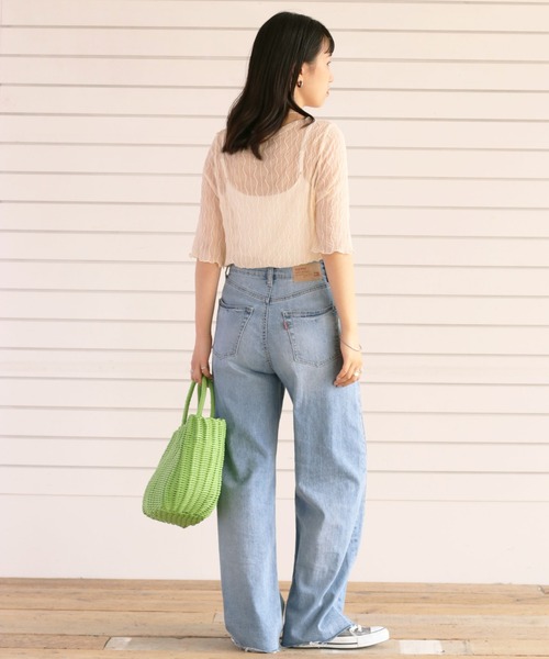 cepo（セポ）の「シアージャガードハーフスリーブＴｅｅ（Tシャツ/カットソー・レディース・ブラック/オフホワイト・M）」の14枚目の写真