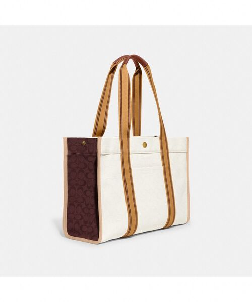 COACH（コーチ）の「スピン トート 42 シグネチャー ジャカード
