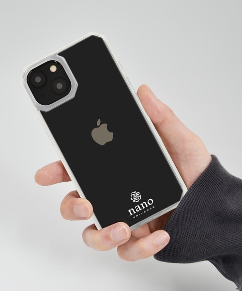 NANO universe（ナノユニバース）の「iPhone13 iPhone13Pro iPhone12 iPhone12Pro nano universe [オクタゴンクリアケース]（スマホケース/カバー・メンズ・ホワイト/ブラック・K/C/M）」の5枚目の写真