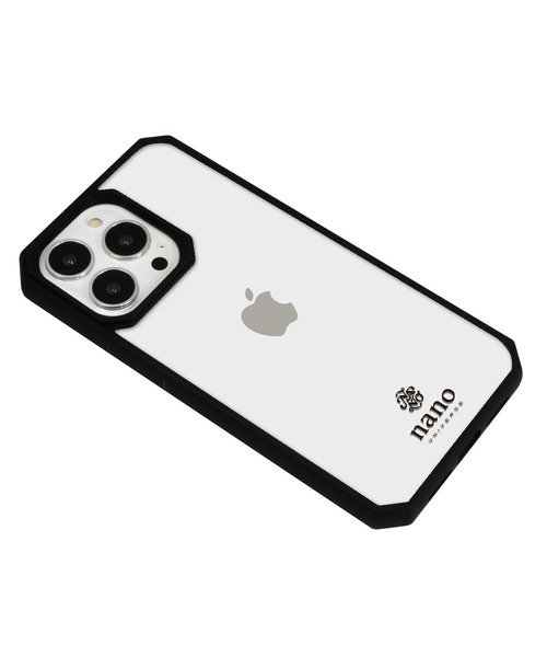 NANO universe（ナノユニバース）の「iPhone13 iPhone13Pro iPhone12 iPhone12Pro nano universe [オクタゴンクリアケース]（スマホケース/カバー・メンズ・ホワイト/ブラック・K/C/M）」の17枚目の写真