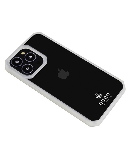 NANO universe（ナノユニバース）の「iPhone13 iPhone13Pro iPhone12 iPhone12Pro nano universe [オクタゴンクリアケース]（スマホケース/カバー・メンズ・ホワイト/ブラック・K/C/M）」の19枚目の写真