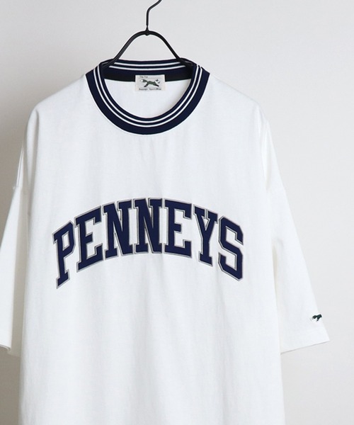 PENNEYS(ぺニーズ)の「PENNEYS / ぺニーズ ワンポイントリンガービッグT(Tシャツ/カットソー・メンズ・グレー/グリーン/ブラック/ホワイト/グリーン系その他/グレー系その他/ブラック系その他/ホワイト系その他・M/L)」の3枚目の写真