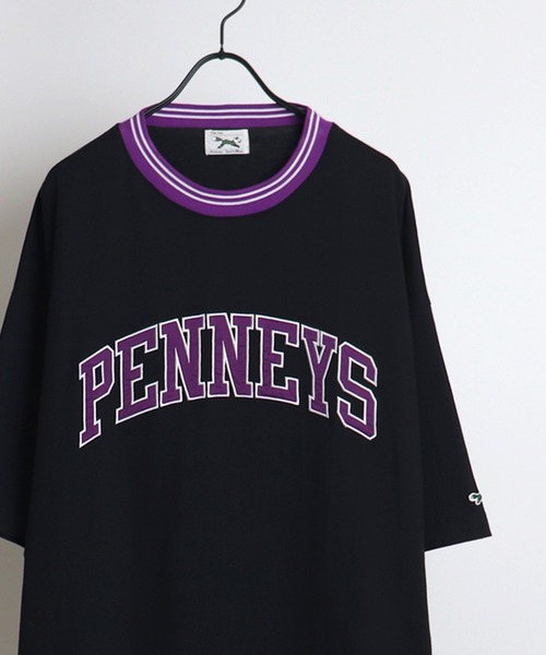 PENNEYS(ぺニーズ)の「PENNEYS / ぺニーズ ワンポイントリンガービッグT(Tシャツ/カットソー・メンズ・グレー/グリーン/ブラック/ホワイト/グリーン系その他/グレー系その他/ブラック系その他/ホワイト系その他・M/L)」の4枚目の写真