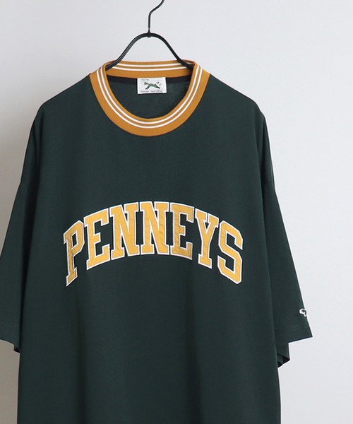 PENNEYS(ぺニーズ)の「PENNEYS / ぺニーズ ワンポイントリンガービッグT(Tシャツ/カットソー・メンズ・グレー/グリーン/ブラック/ホワイト/グリーン系その他/グレー系その他/ブラック系その他/ホワイト系その他・M/L)」の8枚目の写真