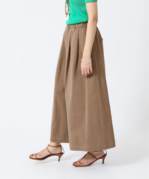 IENA,《追加》 コットンサテンボリュームパンツ - WEAR 