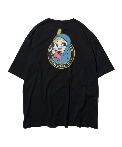 Subciety（サブサエティ）の「FLOCKS TEE（Tシャツ/カットソー・メンズ・ネイビー/ホワイト/ブラック・LARGE/MEDIUM/SMALL/X-LARGE）」の9枚目の写真