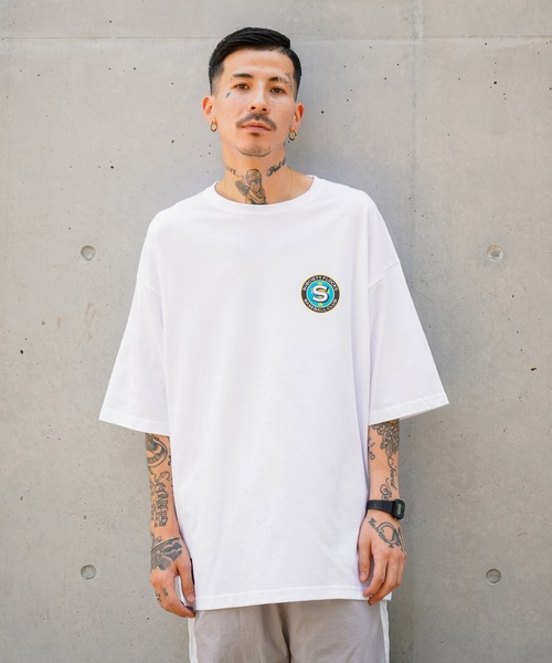 Subciety（サブサエティ）の「FLOCKS TEE（Tシャツ/カットソー・メンズ・ネイビー/ホワイト/ブラック・LARGE/MEDIUM/SMALL/X-LARGE）」の18枚目の写真