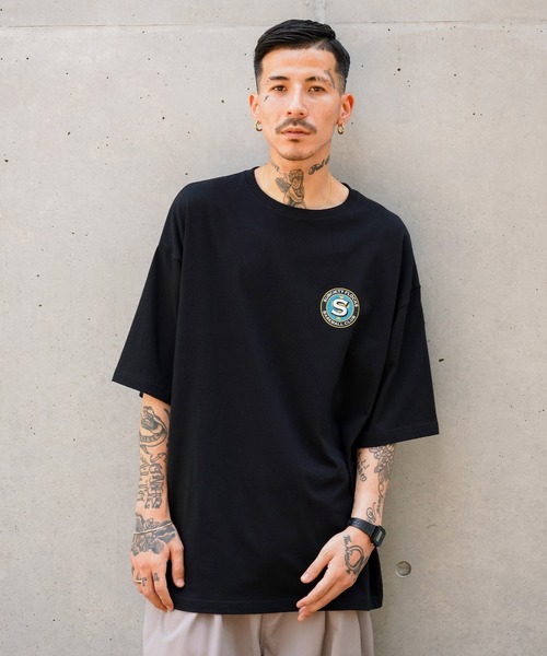 Subciety（サブサエティ）の「FLOCKS TEE（Tシャツ/カットソー・メンズ・ネイビー/ホワイト/ブラック・LARGE/MEDIUM/SMALL/X-LARGE）」の10枚目の写真