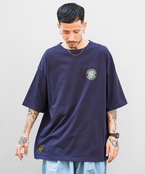Subciety（サブサエティ）の「FLOCKS TEE（Tシャツ/カットソー・メンズ・ネイビー/ホワイト/ブラック・LARGE/MEDIUM/SMALL/X-LARGE）」の11枚目の写真