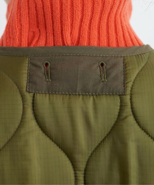 CHILD WOMAN(チャイルドウーマン)の「前リボンミリタリーキルティングコート(その他アウター・レディース・カーキ・FREE)」の14枚目の写真