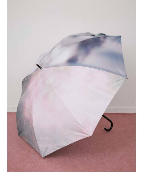 merry jenny（メリージェニー）の「asymmetry umbrella（長傘・レディース・パープル/アイボリー・FREE）」の2枚目の写真