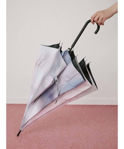 merry jenny（メリージェニー）の「asymmetry umbrella（長傘・レディース・パープル/アイボリー・FREE）」の9枚目の写真