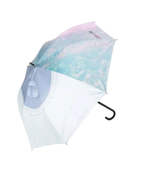 merry jenny（メリージェニー）の「asymmetry umbrella（長傘・レディース・パープル/アイボリー・FREE）」の5枚目の写真