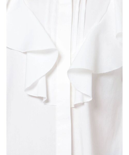 LAGUNAMOON（ラグナムーン）の「フリルピンタックノースリーブブラウス（シャツ/ブラウス・レディース・ベージュ/ホワイト/ブラック/ボルドー・FREE）」の8枚目の写真