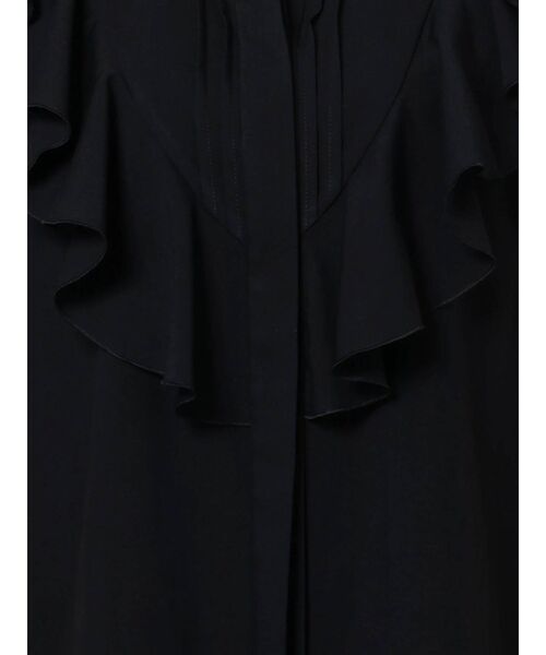 LAGUNAMOON（ラグナムーン）の「フリルピンタックノースリーブブラウス（シャツ/ブラウス・レディース・ベージュ/ホワイト/ブラック/ボルドー・FREE）」の9枚目の写真