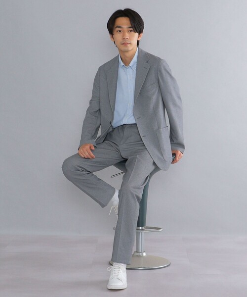 SHIPS(シップス)の「SHIPS:<セットアップ> ジャージー 無地 パンツ(その他パンツ・メンズ・チャコールグレー/ネイビー・MEDIUM/LARGE/X-LARGE/SMALL)」の3枚目の写真