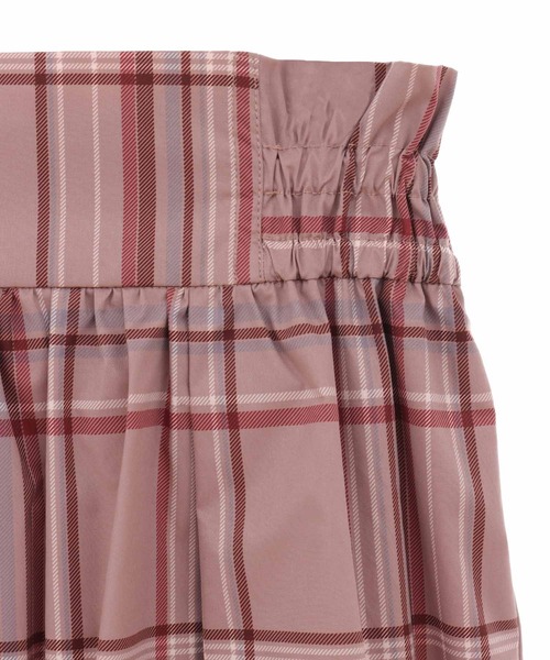 31 Sons de mode（トランテアン　ソン　ドゥ　モード）の「チェックプリントタフタスカート（スカート・レディース・ピンク/ブラウン/ベージュ・36）」の15枚目の写真