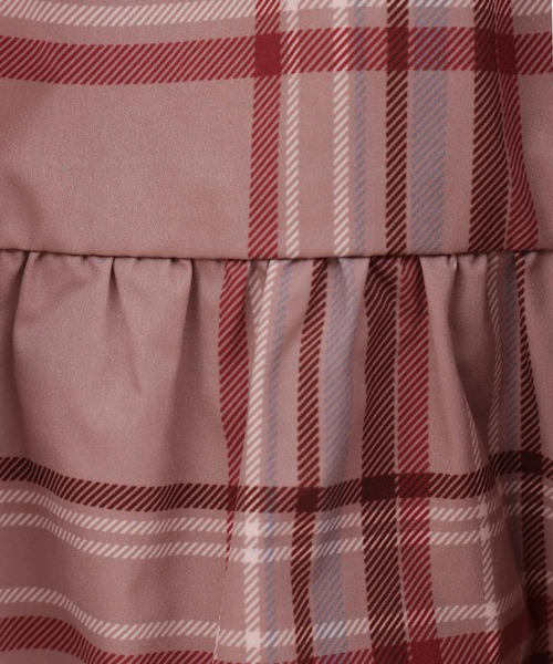 31 Sons de mode（トランテアン　ソン　ドゥ　モード）の「チェックプリントタフタスカート（スカート・レディース・ピンク/ブラウン/ベージュ・36）」の21枚目の写真