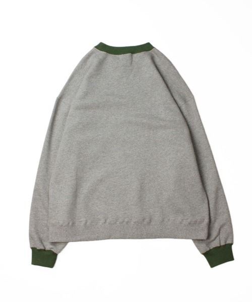 Universal Style Wear(ユニバーサルスタイルウェア)の「Universal Style Wear リンガー ルーズ クルーネック(スウェット・メンズ・ベージュ/チャコールグレー/ネイビー/オフホワイト・LARGE/MEDIUM/X-LARGE)」の11枚目の写真