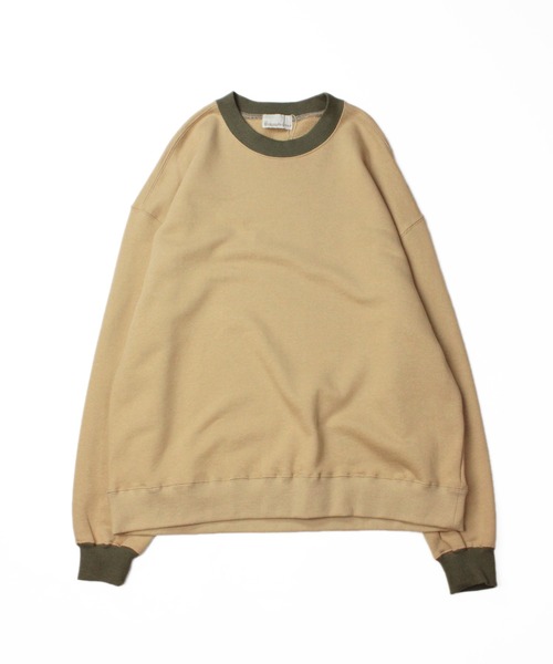 Universal Style Wear(ユニバーサルスタイルウェア)の「Universal Style Wear リンガー ルーズ クルーネック(スウェット・メンズ・ベージュ/チャコールグレー/ネイビー/オフホワイト・LARGE/MEDIUM/X-LARGE)」の22枚目の写真