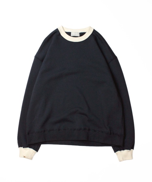 Universal Style Wear(ユニバーサルスタイルウェア)の「Universal Style Wear リンガー ルーズ クルーネック(スウェット・メンズ・ベージュ/チャコールグレー/ネイビー/オフホワイト・LARGE/MEDIUM/X-LARGE)」の7枚目の写真