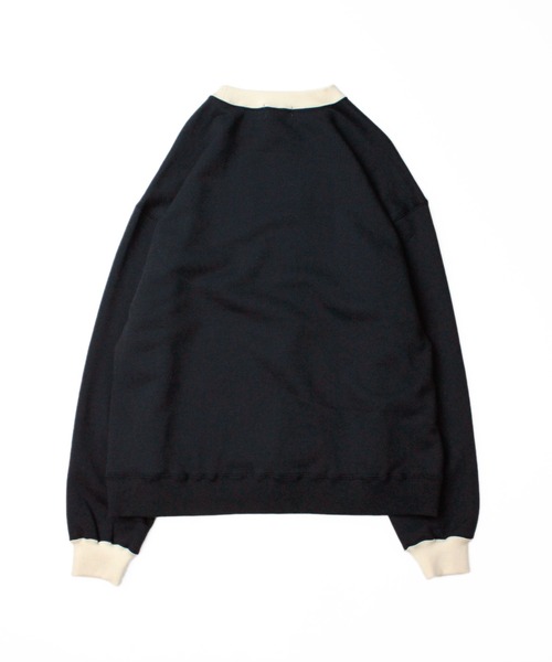 Universal Style Wear(ユニバーサルスタイルウェア)の「Universal Style Wear リンガー ルーズ クルーネック(スウェット・メンズ・ベージュ/チャコールグレー/ネイビー/オフホワイト・LARGE/MEDIUM/X-LARGE)」の15枚目の写真