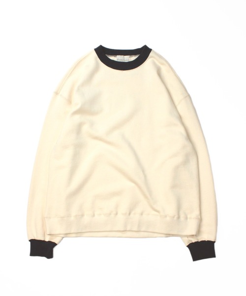 Universal Style Wear(ユニバーサルスタイルウェア)の「Universal Style Wear リンガー ルーズ クルーネック(スウェット・メンズ・ベージュ/チャコールグレー/ネイビー/オフホワイト・LARGE/MEDIUM/X-LARGE)」の19枚目の写真