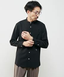 MEN'S MELROSE | リフラックスカナパバンドカラーシャツ(シャツ/ブラウス)