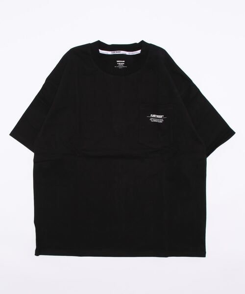 FLASH PACKER(フラッシュパッカー)の「FLASH PACKER フラッシュパッカー ヘビーオンス ポケットロゴ 半袖Tシャツ SS-25 XT-TPN(Tシャツ/カットソー・メンズ・ホワイト/ブラック/ブルー・MEDIUM/LARGE)」の5枚目の写真