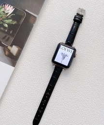 Apple Watch Band / アップルウォッチ バンド スタッズ クロコレザーバンド 38-41mm