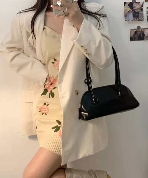 Auntie Rosa(アンティローザ)の「フェイクレザーハンドバッグ(ハンドバッグ・レディース・レッド/ブラック/ホワイト/グリーン・FREE)」の14枚目の写真