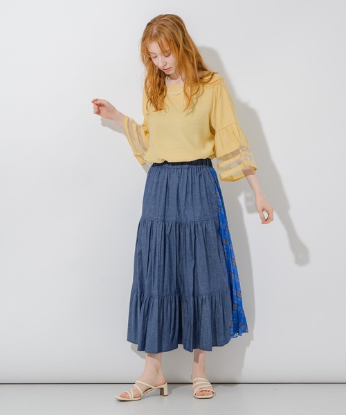 DOLLUPOOPS（ドールアップウップス）の「doll up oops 2WAYスカート（デニムスカート・レディース・グリーン/ブルー・FREE）」の19枚目の写真