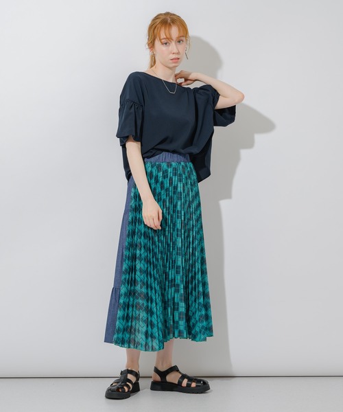 DOLLUPOOPS（ドールアップウップス）の「doll up oops 2WAYスカート（デニムスカート・レディース・グリーン/ブルー・FREE）」の18枚目の写真