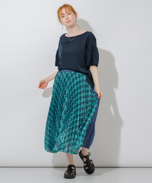 DOLLUPOOPS（ドールアップウップス）の「doll up oops 2WAYスカート（デニムスカート・レディース・グリーン/ブルー・FREE）」の14枚目の写真