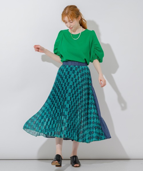 DOLLUPOOPS（ドールアップウップス）の「doll up oops 2WAYスカート（デニムスカート・レディース・グリーン/ブルー・FREE）」の21枚目の写真