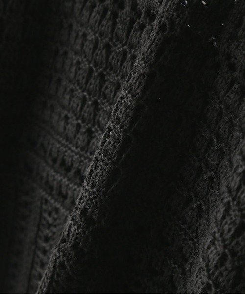 N.（N. Natural Beauty Basic）（エヌエヌナチュラルビューティーベーシック）の「【追加生産】◆かぎ針風ニット（ニット/セーター・レディース・ホワイト/ブラック/オレンジ・MEDIUM）」の14枚目の写真