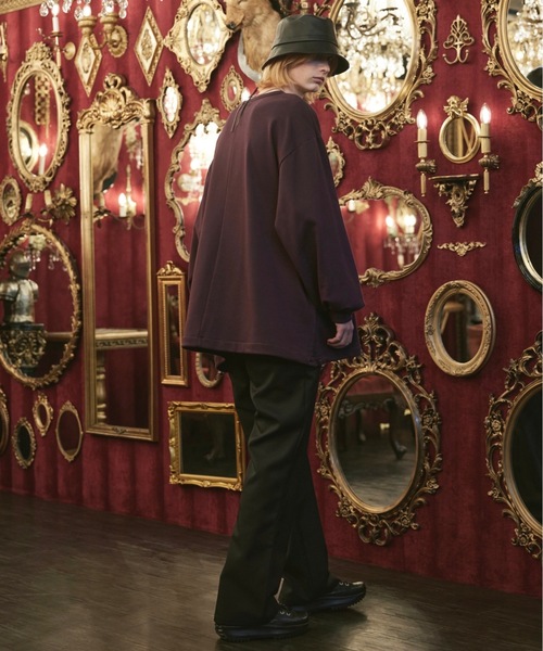 ln fortis（ロンフォルティス）の「ln fortis - ハイウエストツイルフレアスラックス（その他パンツ・メンズ・ブラック/チャコールグレー・SMALL/MEDIUM）」の18枚目の写真