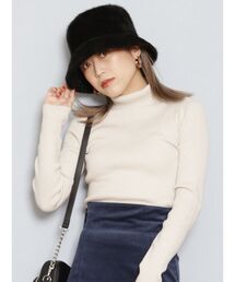 MURUA | ルーズネックミニマルタートル(ニット/セーター)