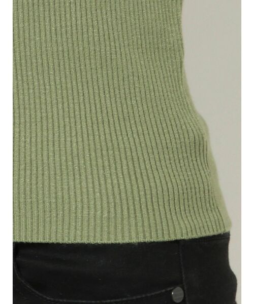 MURUA(ムルーア)の「ルーズネックミニマルタートル(ニット/セーター・レディース・ブラック/ブラウン/カーキ/アイボリー・FREE)」の9枚目の写真