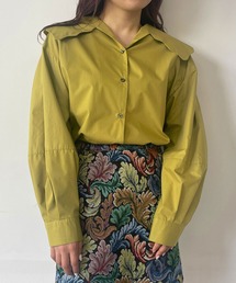 179/WG | スカラップビッグカラーブラウス(シャツ/ブラウス)