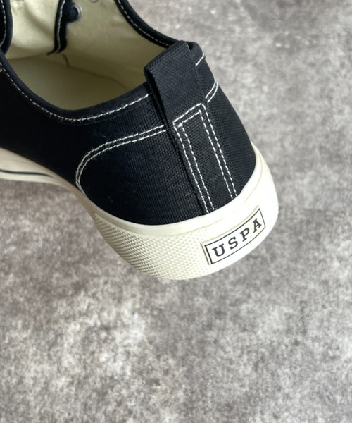 U.S. POLO ASSN.（ユーエスポロアッスン）の「1ポイントロゴ刺繍ローカットスニーカー LADYS レディース（スニーカー・レディース・ブラック/ベージュ/オフホワイト・SMALL/MEDIUM/LARGE）」の10枚目の写真