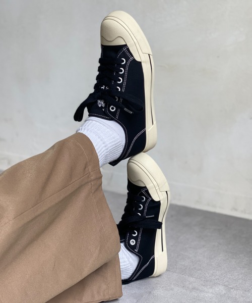 U.S. POLO ASSN.（ユーエスポロアッスン）の「1ポイントロゴ刺繍ローカットスニーカー LADYS レディース（スニーカー・レディース・ブラック/ベージュ/オフホワイト・SMALL/MEDIUM/LARGE）」の20枚目の写真