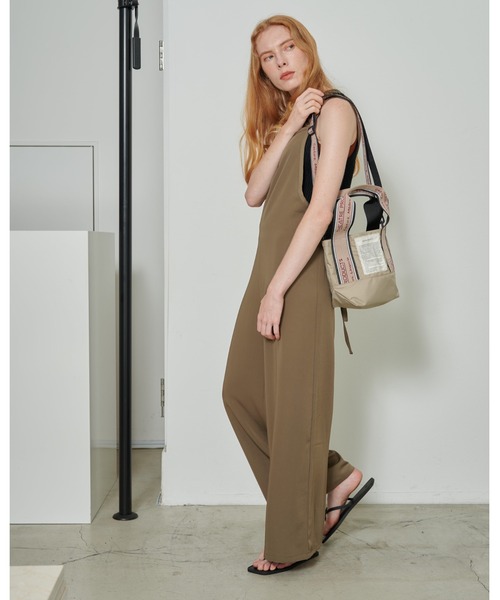 THEATRE PRODUCTS（シアタープロダクツ）の「2WAY MISSISSIPPI Ssize/2WAY ジャガードテープバッグ（ショルダーバッグ・レディース・ブラック/ベージュ/グレー・FREE）」の15枚目の写真