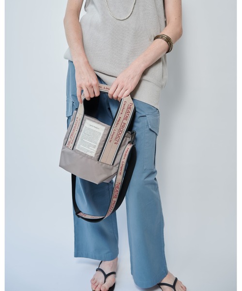 THEATRE PRODUCTS（シアタープロダクツ）の「2WAY MISSISSIPPI Ssize/2WAY ジャガードテープバッグ（ショルダーバッグ・レディース・ブラック/ベージュ/グレー・FREE）」の19枚目の写真