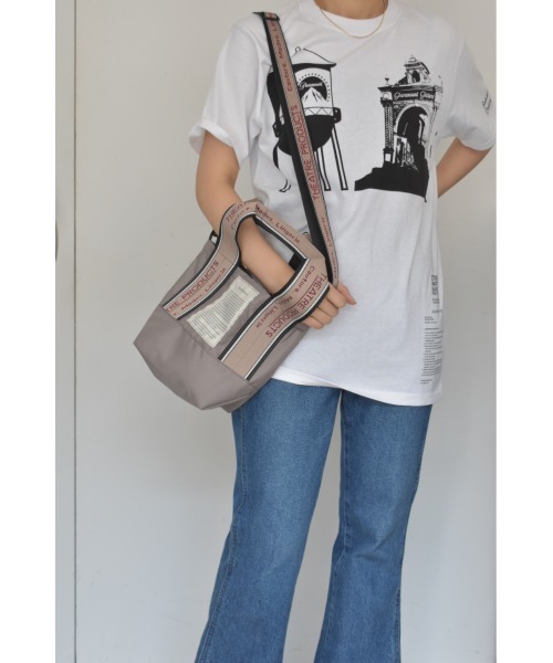 THEATRE PRODUCTS（シアタープロダクツ）の「2WAY MISSISSIPPI Ssize/2WAY ジャガードテープバッグ（ショルダーバッグ・レディース・ブラック/ベージュ/グレー・FREE）」の21枚目の写真