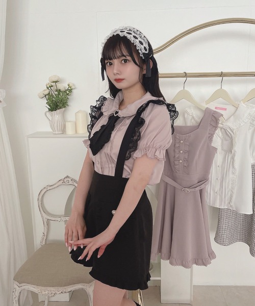 Honey Cinnamon（ハニーシナモン）の「レースサス付きショートパンツ