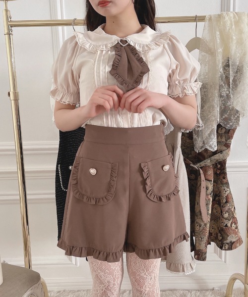 Honey Cinnamon（ハニーシナモン）の「レースサス付きショートパンツ